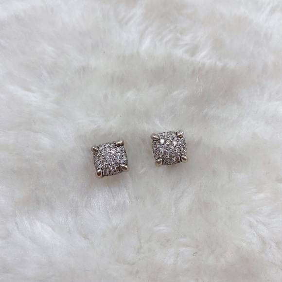 David Yurman Diamond Earrings - Picture 1 of 12